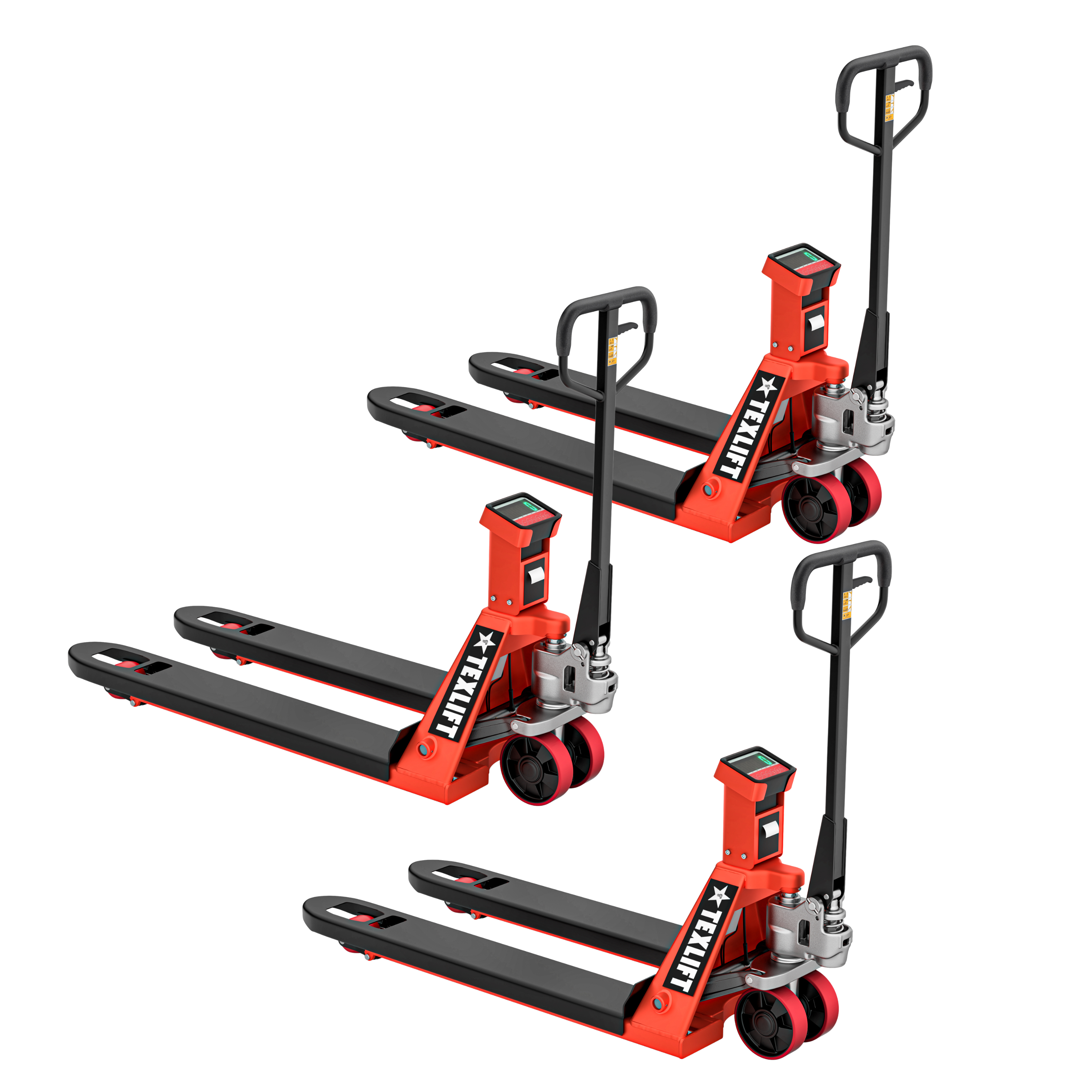 3 Pack Pallet Jack with Scale & Printer – 5,500 lb Capacity | US-PTSCP55K - TEXLIFT