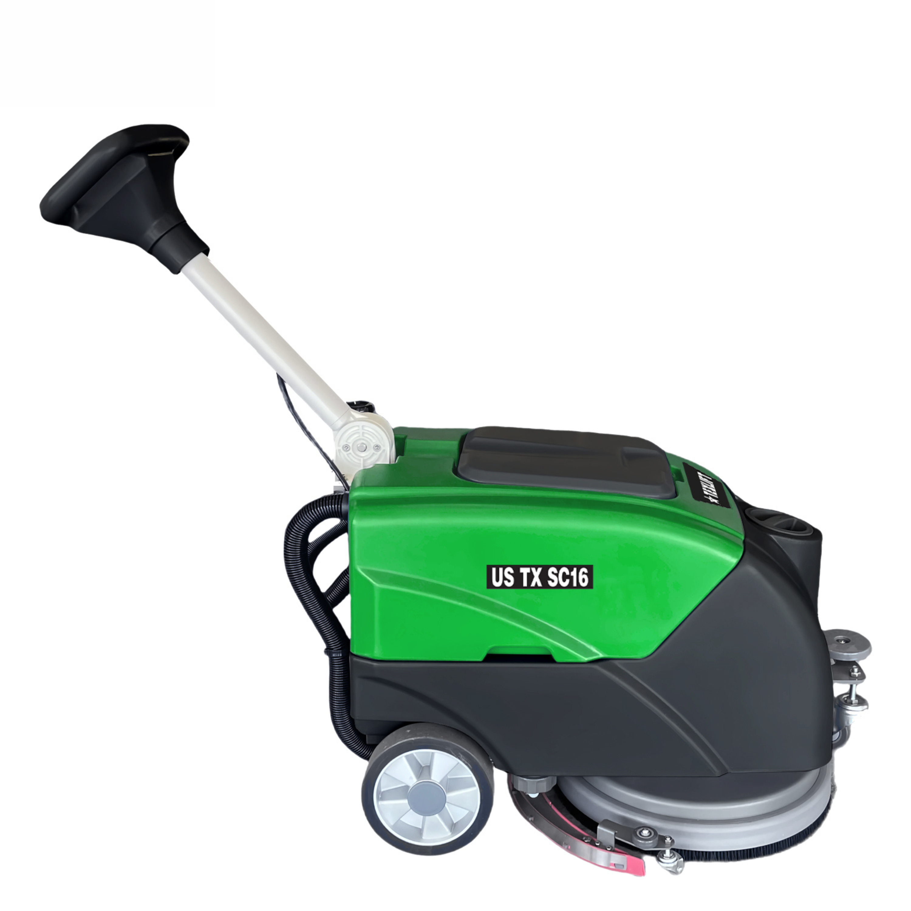 Commercial 16" Walk-Behind Floor Scrubber Machine | US-TX SC16 - TEXLIFT