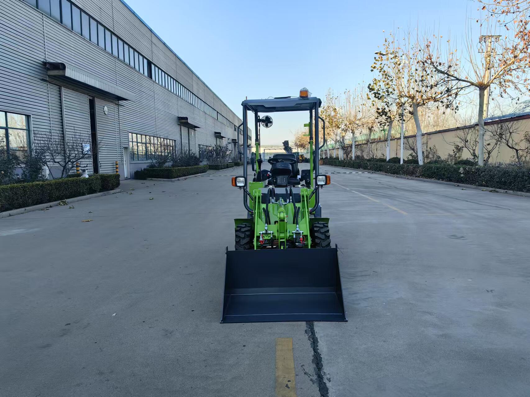 Texlift Electric Wheel Loader – Compact Battery-Powered Loader for Farm and Construction Use