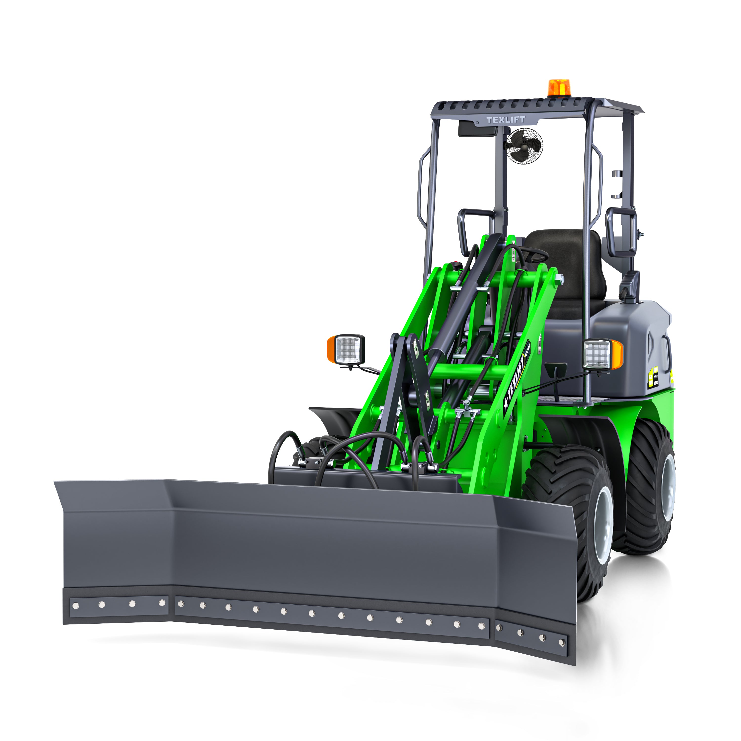 Heavy-Duty Manure Scraper Attachment for TXL140 Electric Wheel Loaders - TEXLIFT