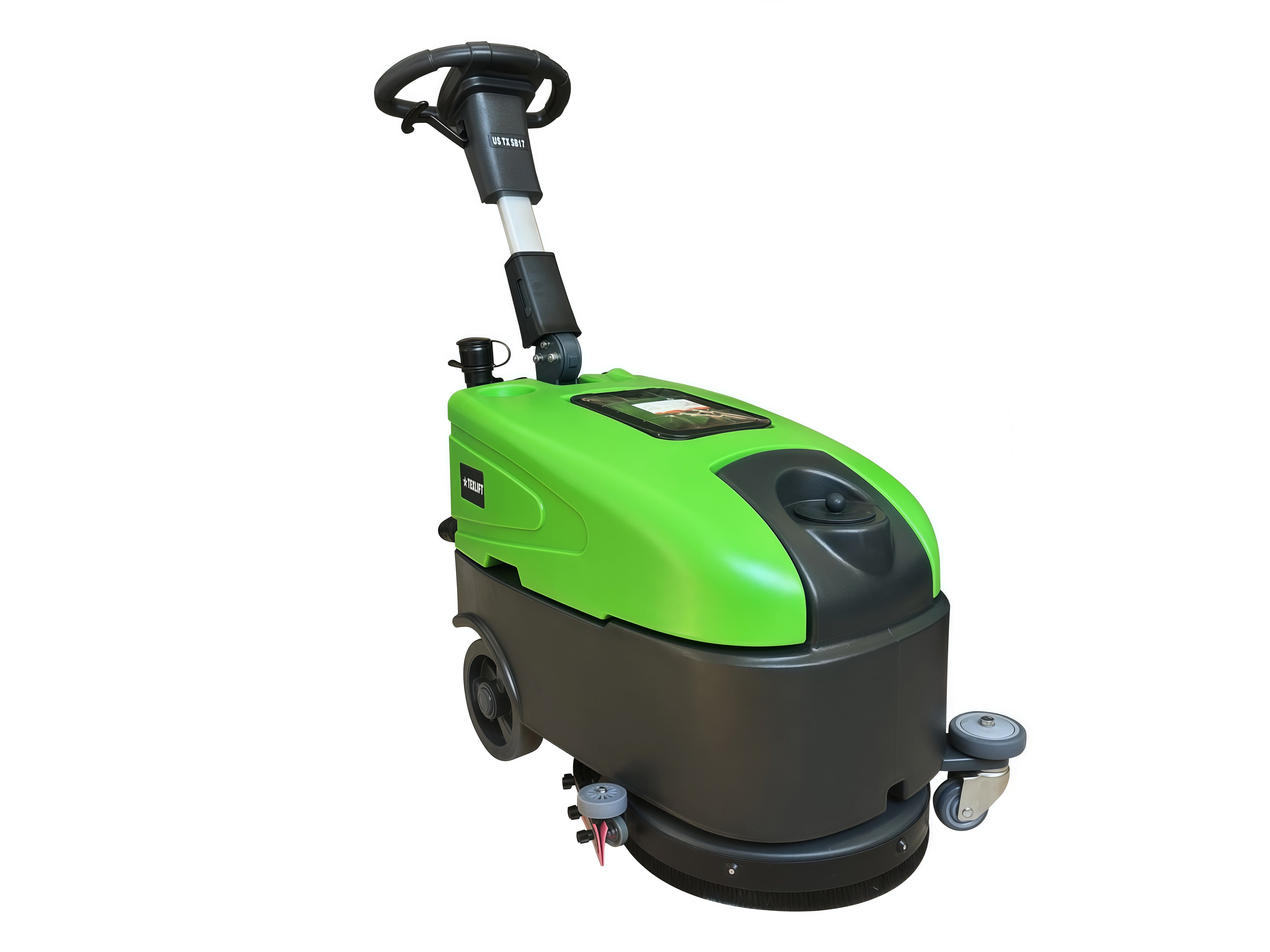 Texlift US-TX SB17 Electric Floor Scrubber – 16″ Brush, 22″ Squeegee (24V) - TEXLIFT