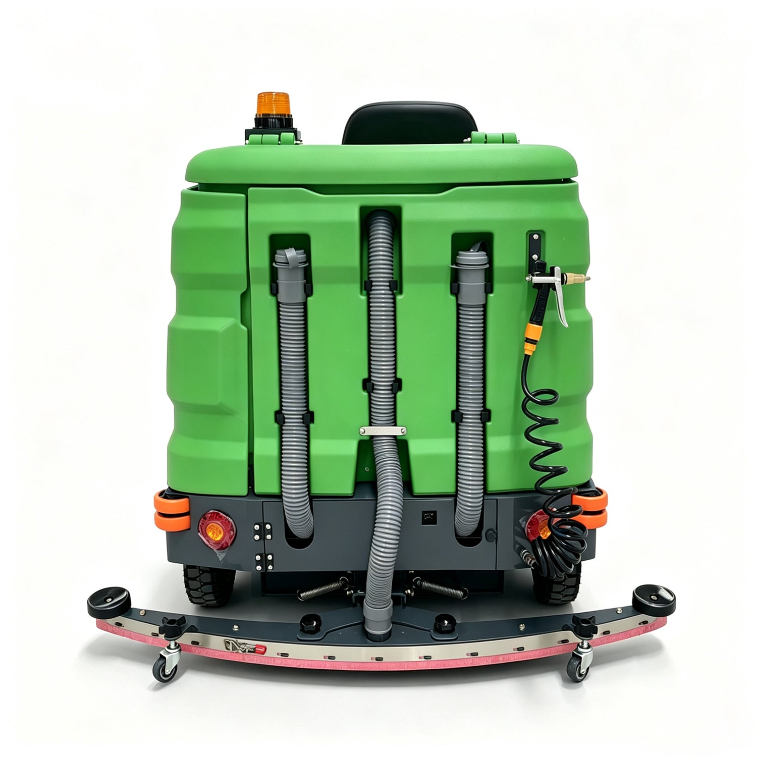 57" Ride-On Industrial Floor Sweeper & Scrubber with 48" Scrubbing Path | US-TX SCSW42
