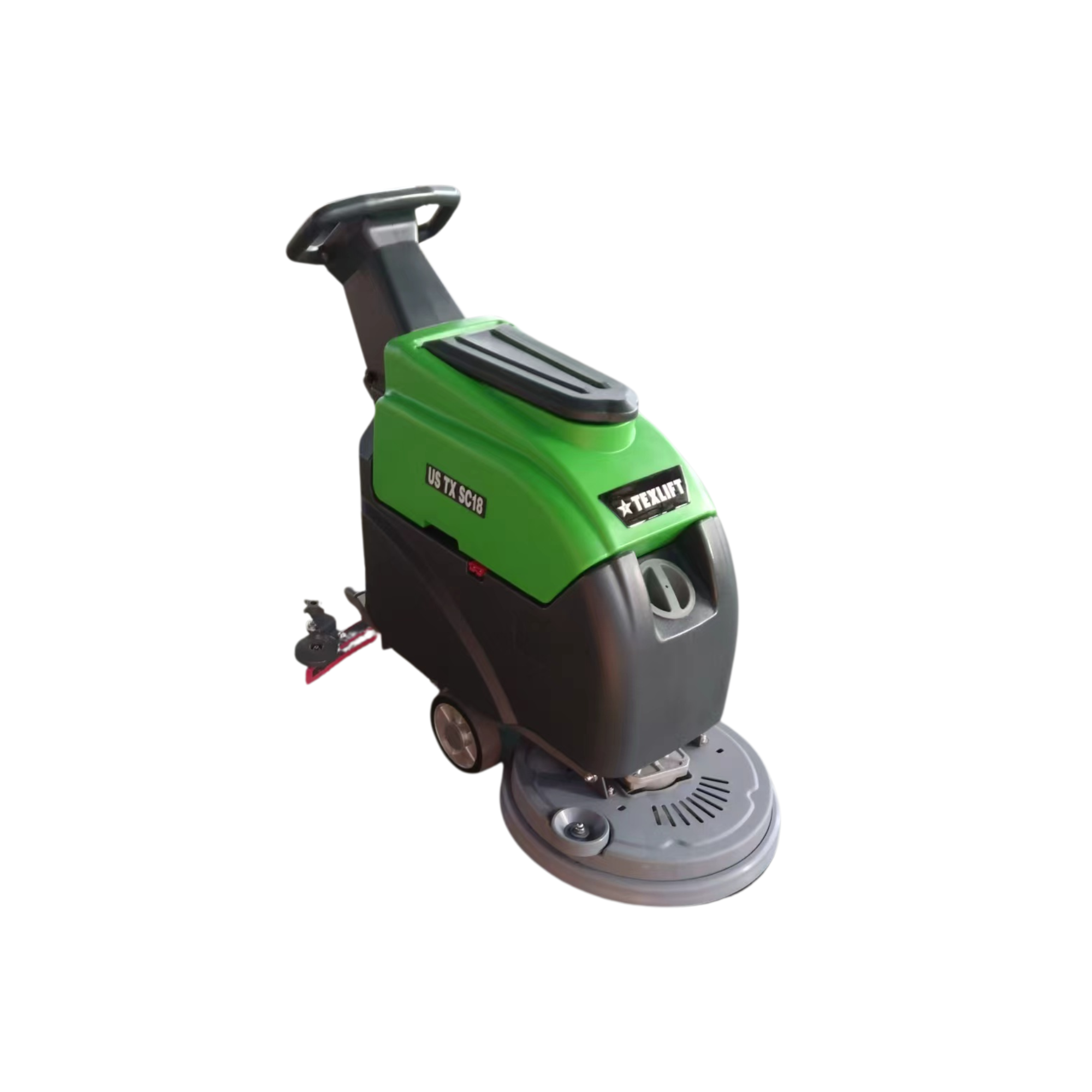 Commercial Walk-Behind Floor Scrubber – US-TX SC18 | 18″ Scrub Path | 31″ Squeegee | 110V