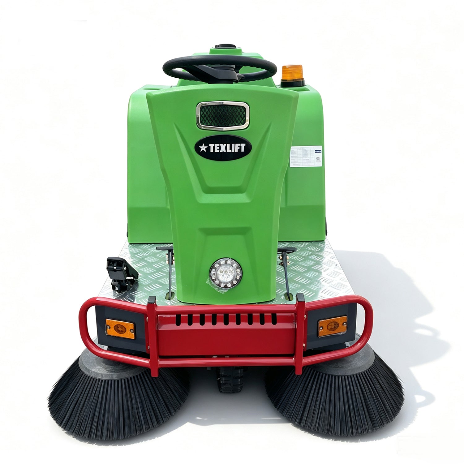 51" Ride-On Electric Floor Sweeper, 24-Gallon Hopper | US-TX SWED51