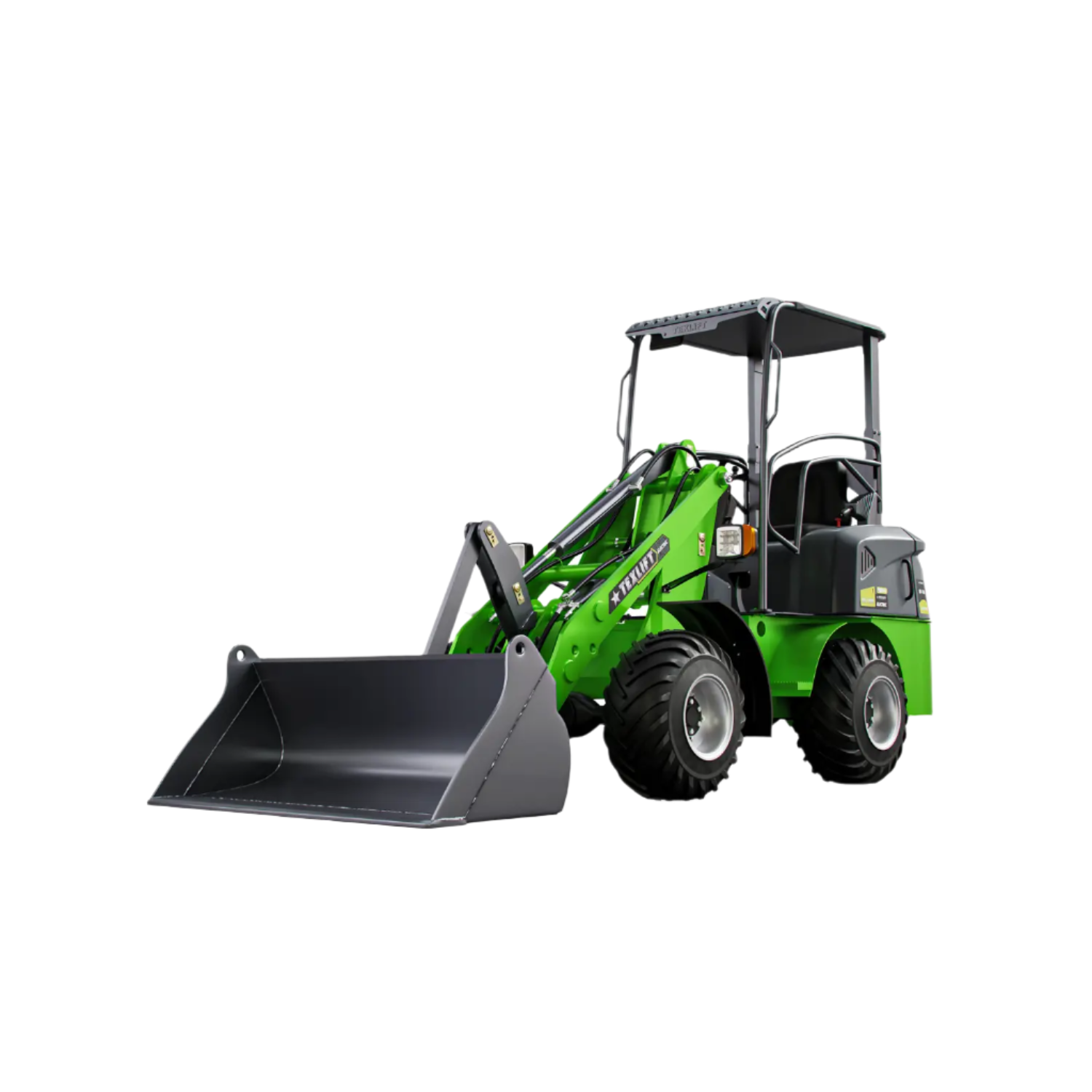 Texlift Electric Wheel Loader – Compact Battery-Powered Loader for Farm and Construction Use