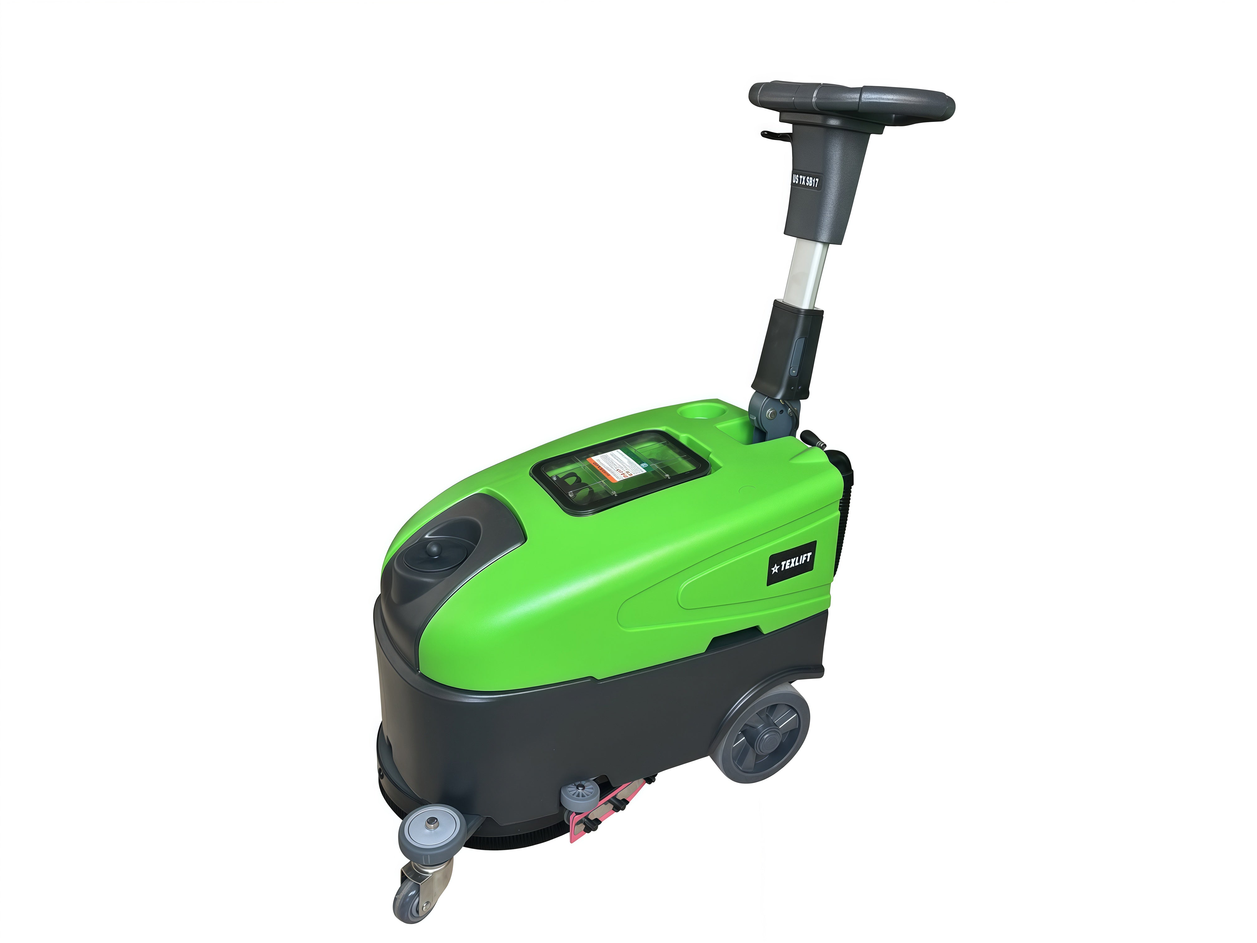 Texlift US-TX SB17 Electric Floor Scrubber – 15″ Brush, 22″ Squeegee (24V)