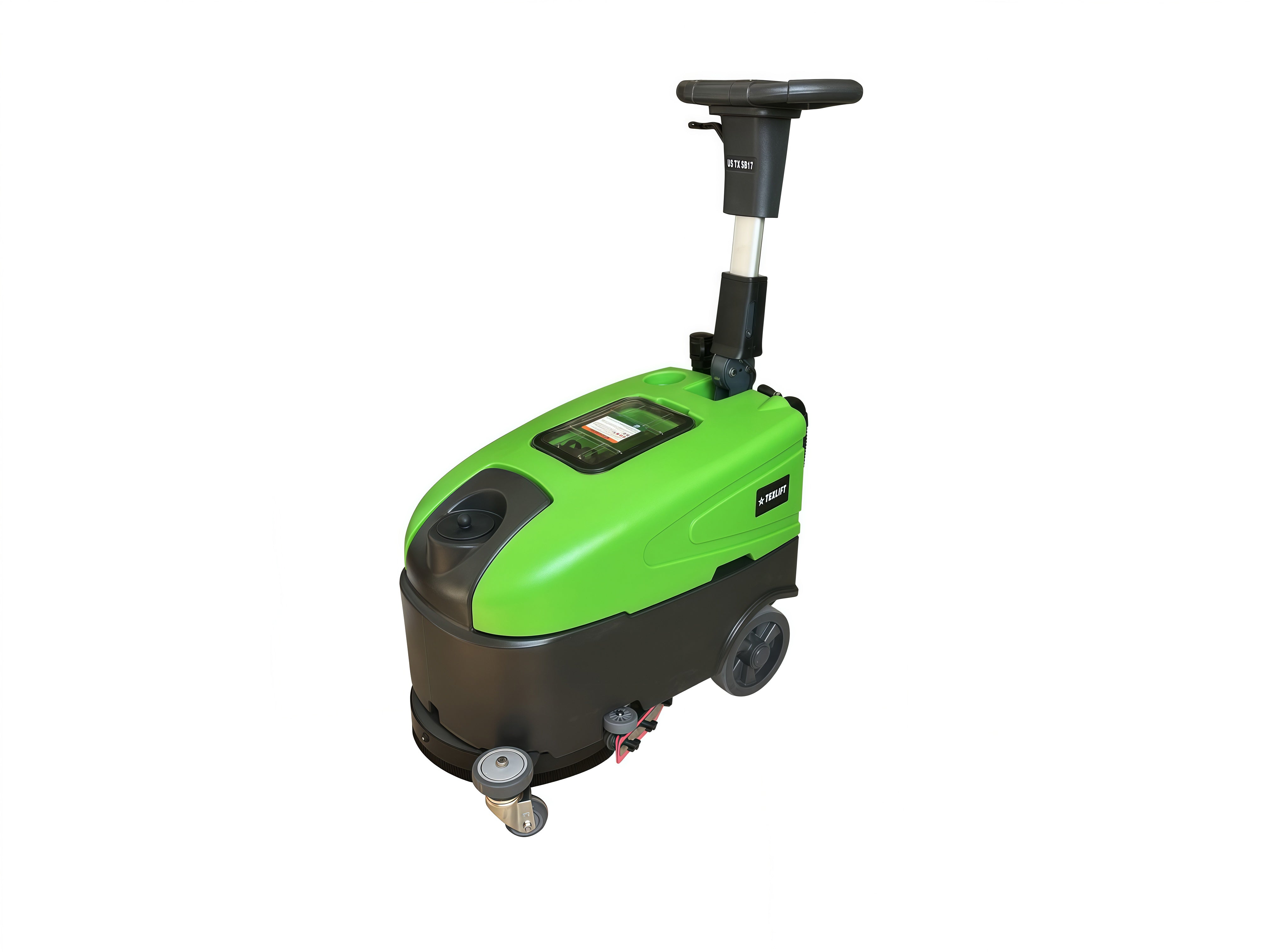 Texlift US-TX SB17 Electric Floor Scrubber – 15″ Brush, 22″ Squeegee (24V)