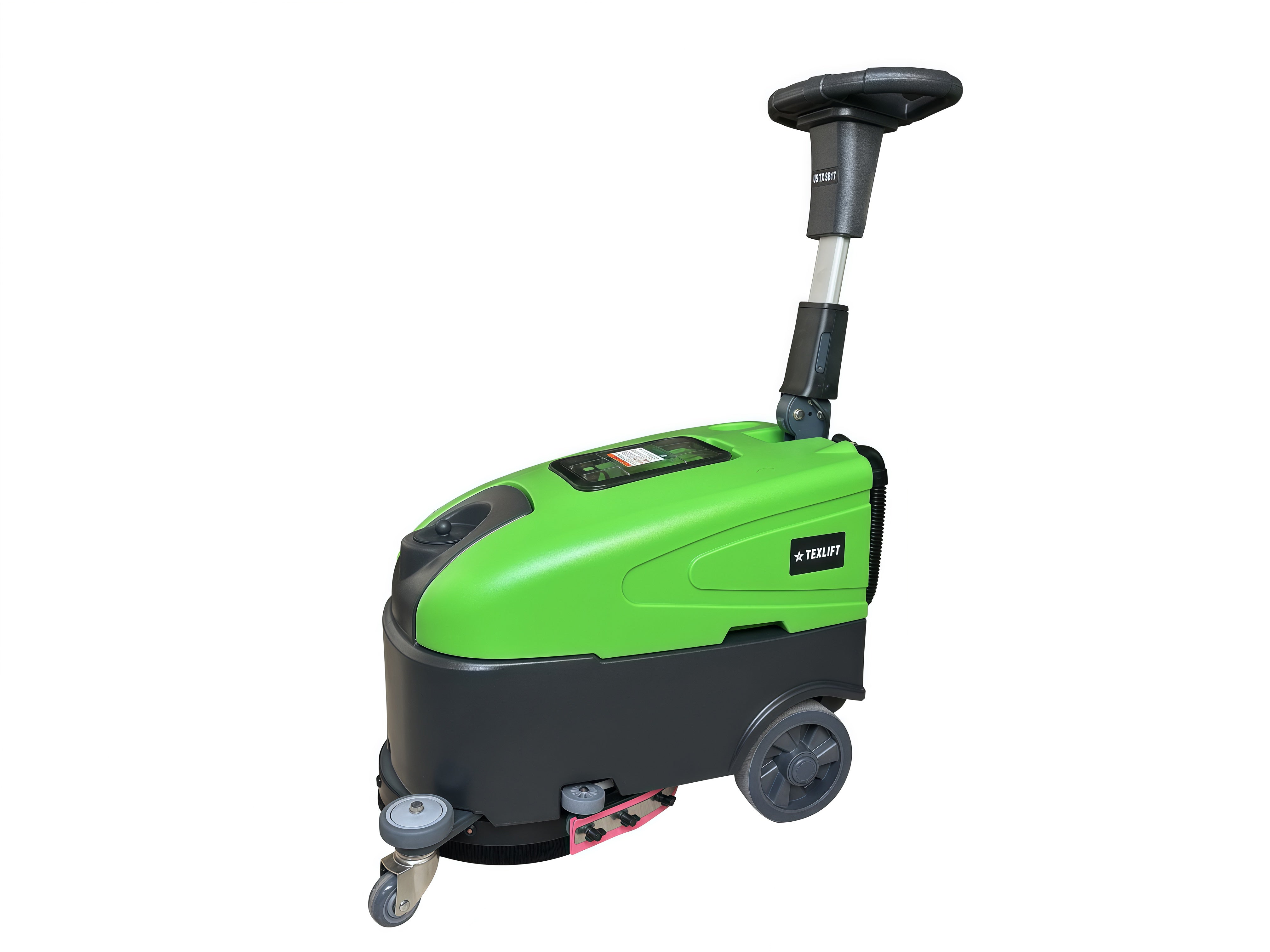 Texlift US-TX SB17 Electric Floor Scrubber – 15″ Brush, 22″ Squeegee (24V)