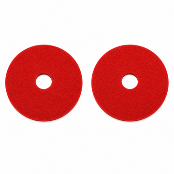 2-Pack 34" Red Floor Cleaning Pads for US-TX SCD34 Ride-On Floor Scrubber