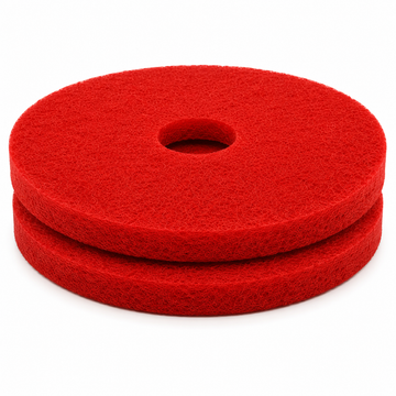 2-Pack 26" Red Floor Cleaning Pads for Texlift US-TX SCD26 Ride-On Floor Scrubber