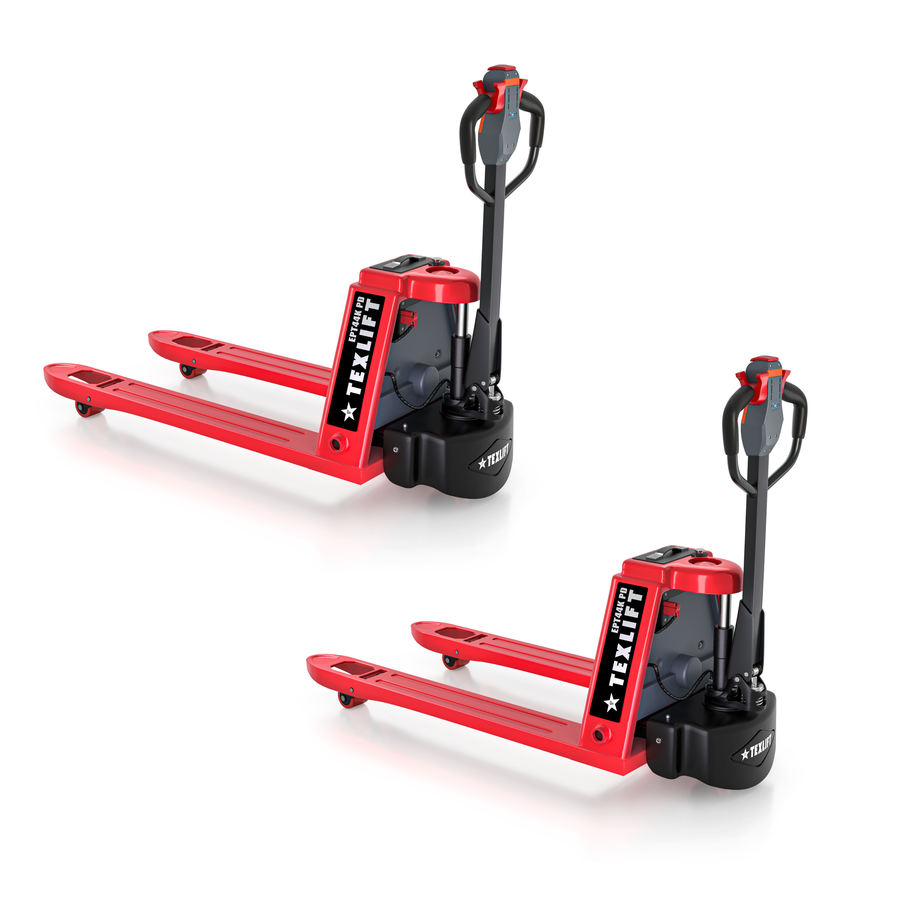 2-Pack Electric Pallet Jacks 4400 lbs – Full Electric, 48V Lithium - TEXLIFT
