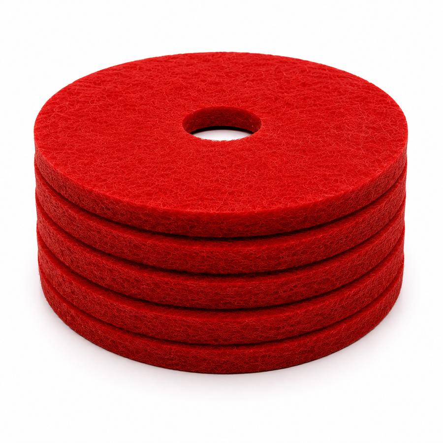 21" Red Floor Cleaning Pad for US-TX SC21 Walk-Behind Floor Scrubber - TEXLIFT
