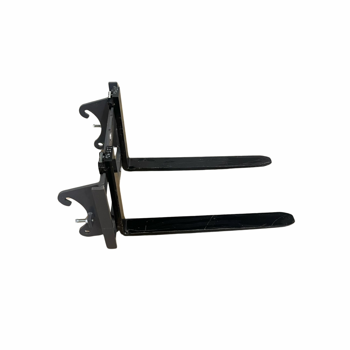 Adjustable Pallet Forks for Electric Wheel Loaders US-TXL88, US-TXL88PRO & US-TXL110 PRO – 48" Length, Quick Hitch Compatible - TEXLIFT