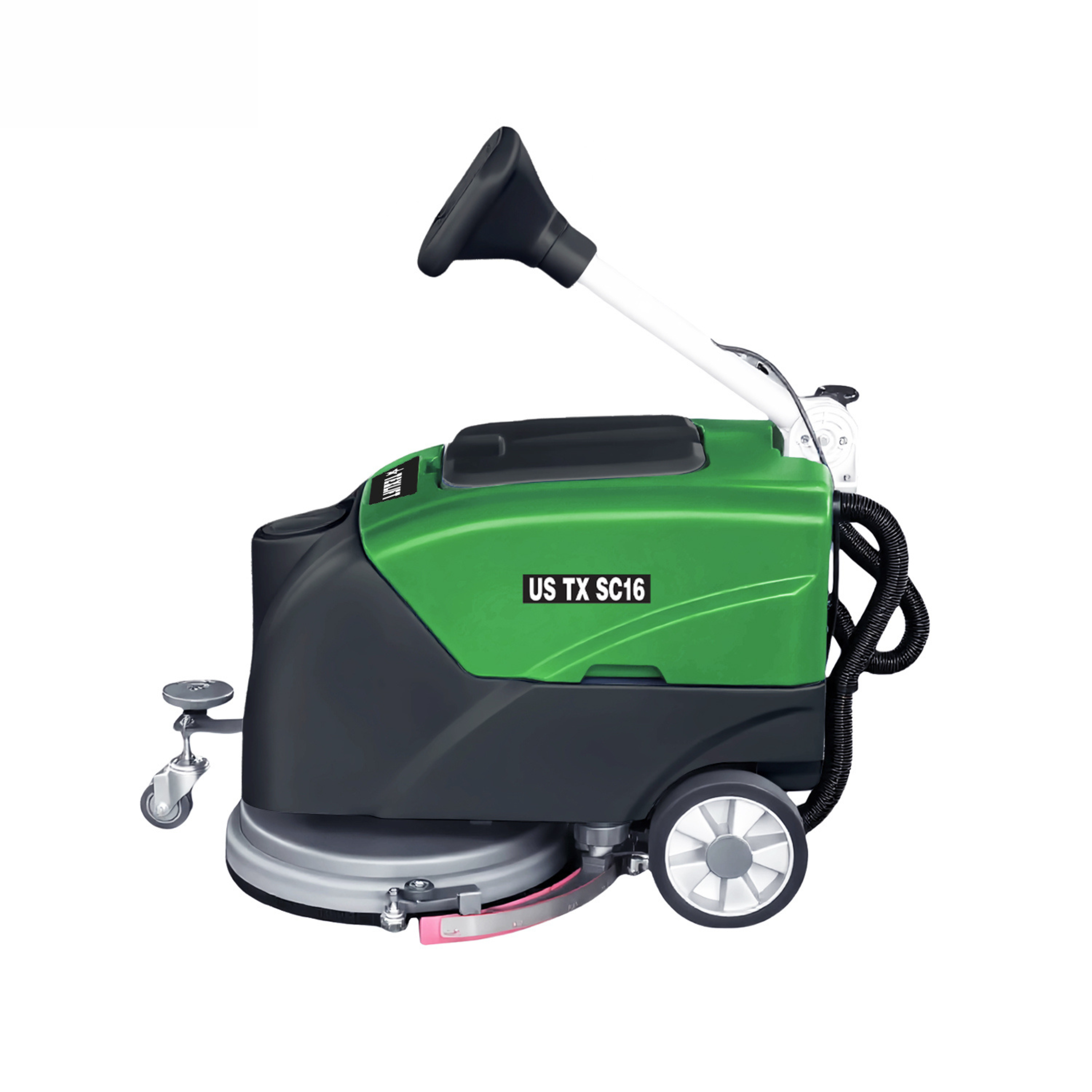 Commercial 16" Walk-Behind Floor Scrubber Machine | US-TX SC16 - TEXLIFT