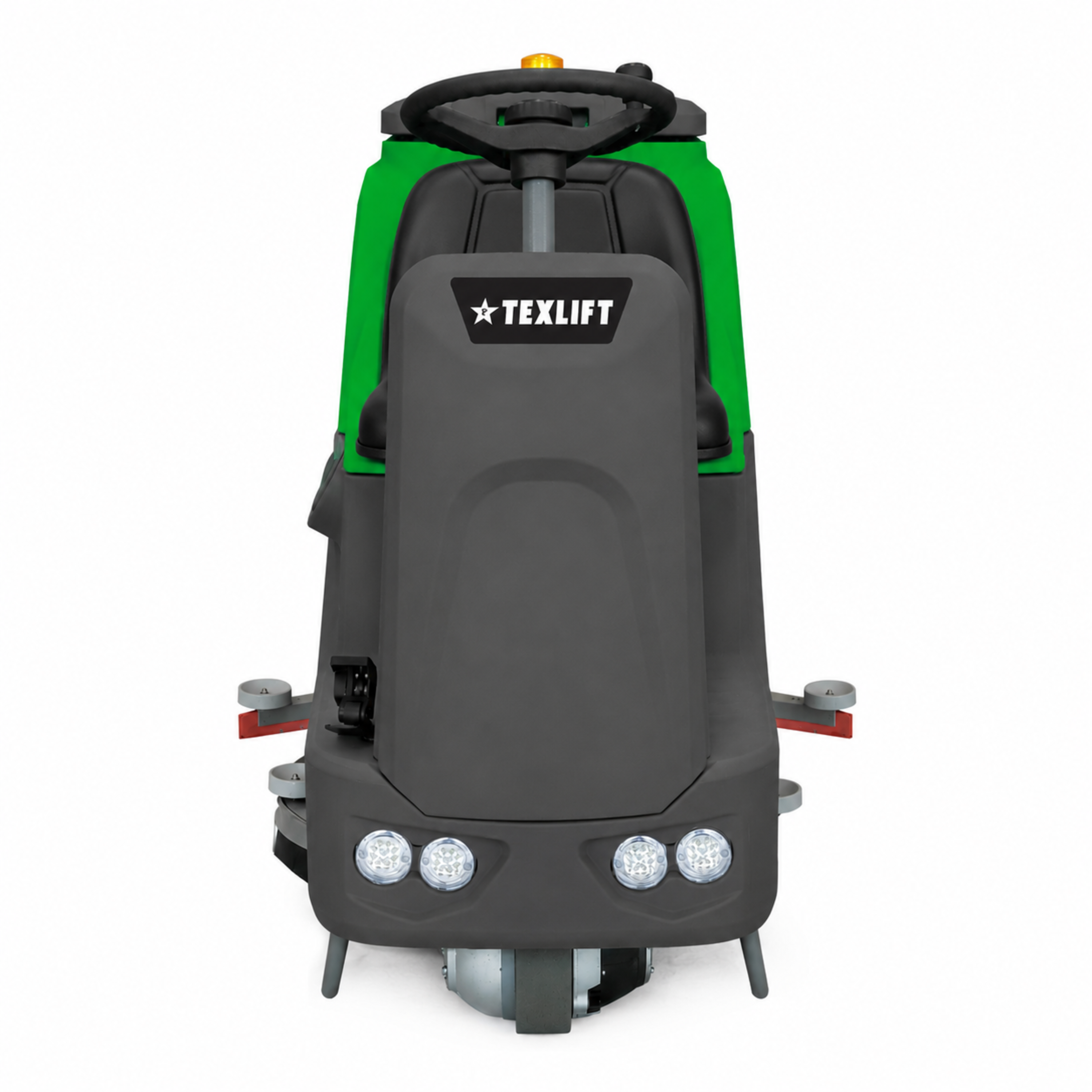 Commercial Ride-On Floor Scrubber – 34" Cleaning Path | Heavy-Duty Battery Powered Floor Cleaning Machine - TEXLIFT