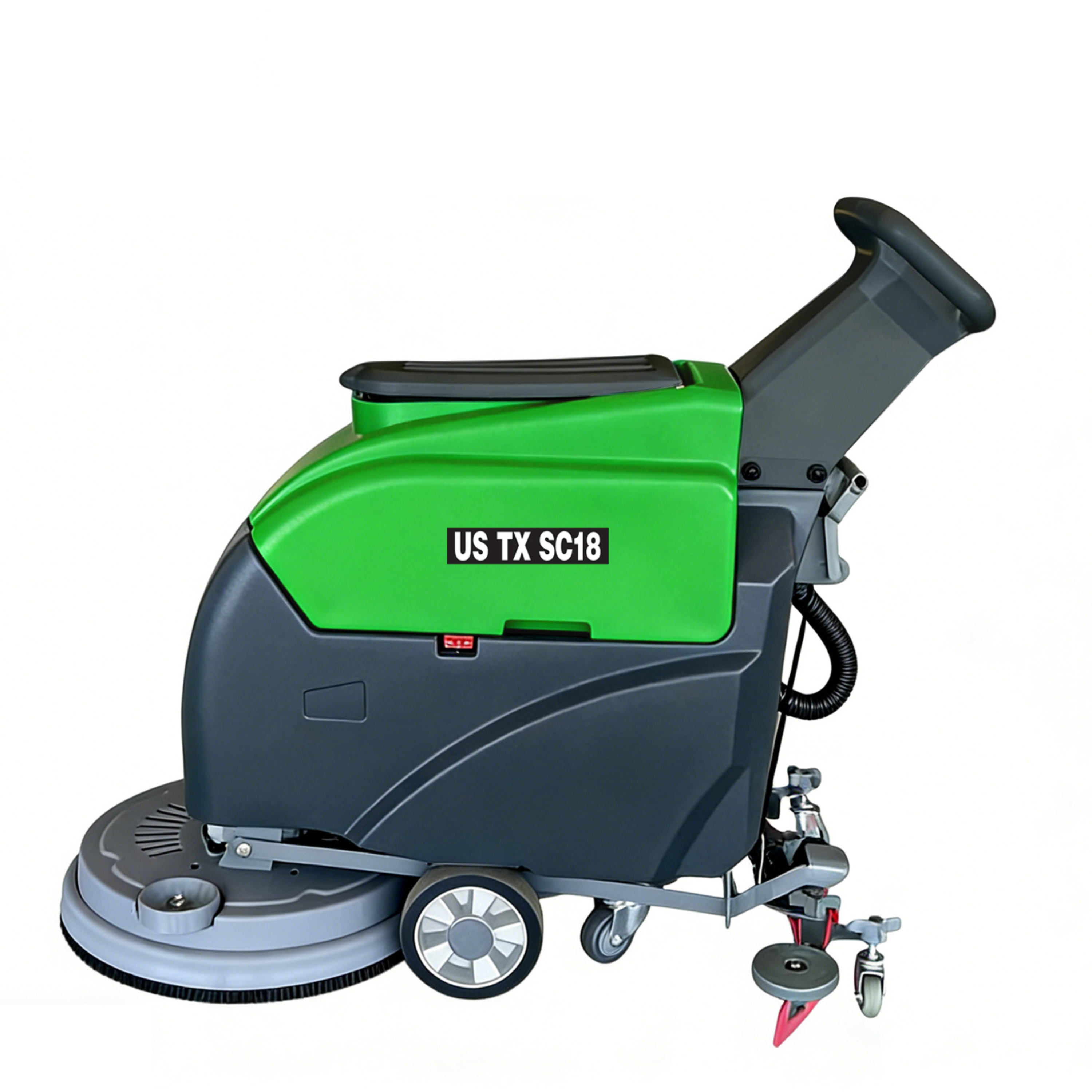 Commercial Walk-Behind Floor Scrubber – US-TX SC18 | 18″ Scrub Path | 31″ Squeegee | 110V - TEXLIFT