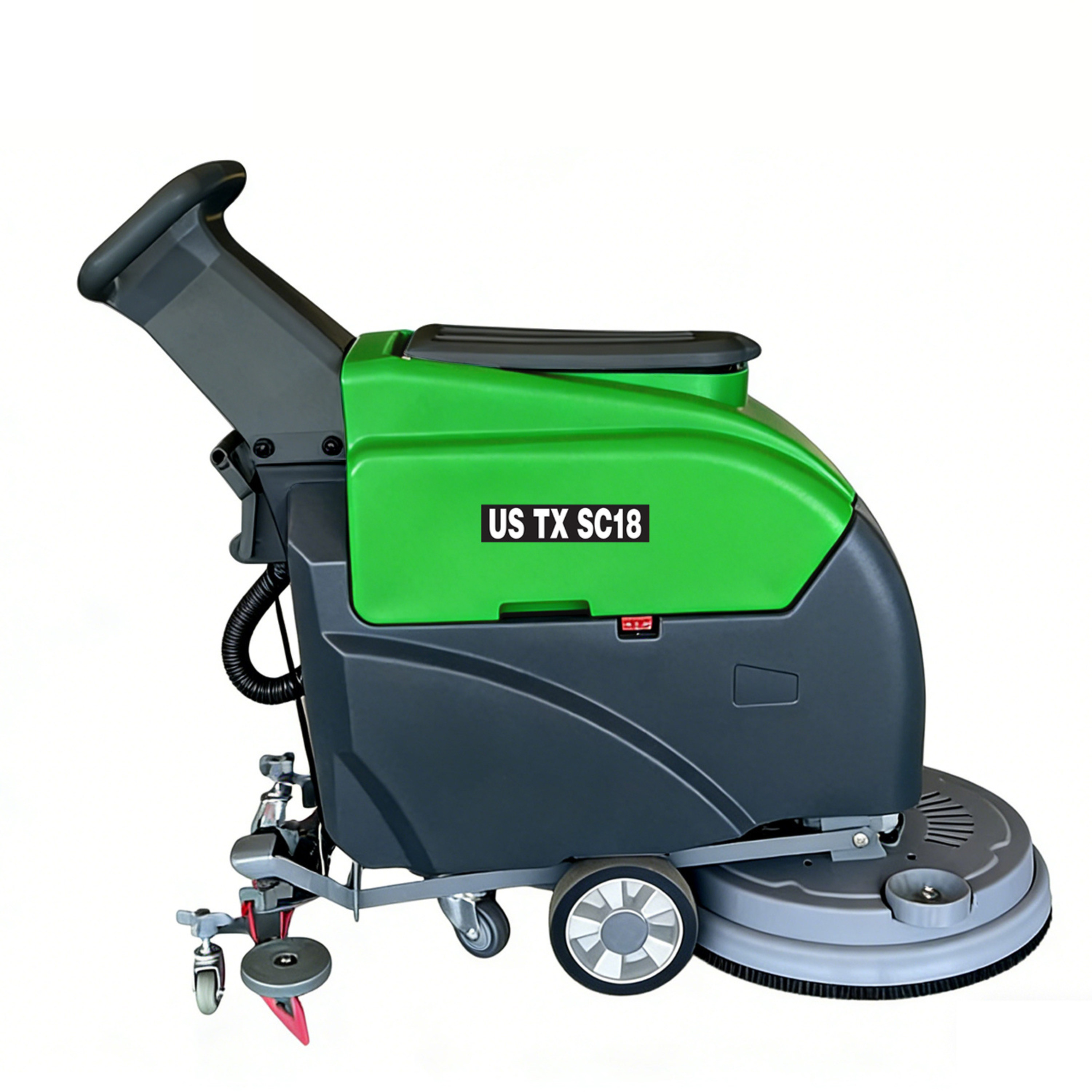 Commercial Walk-Behind Floor Scrubber – US-TX SC18 | 18″ Scrub Path | 31″ Squeegee | 110V - TEXLIFT