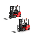 Electric Forklift 2-Pack with Side Shift – 5,000 lb Capacity, 16 ft (189″) Lift | US-FT50PRO 189