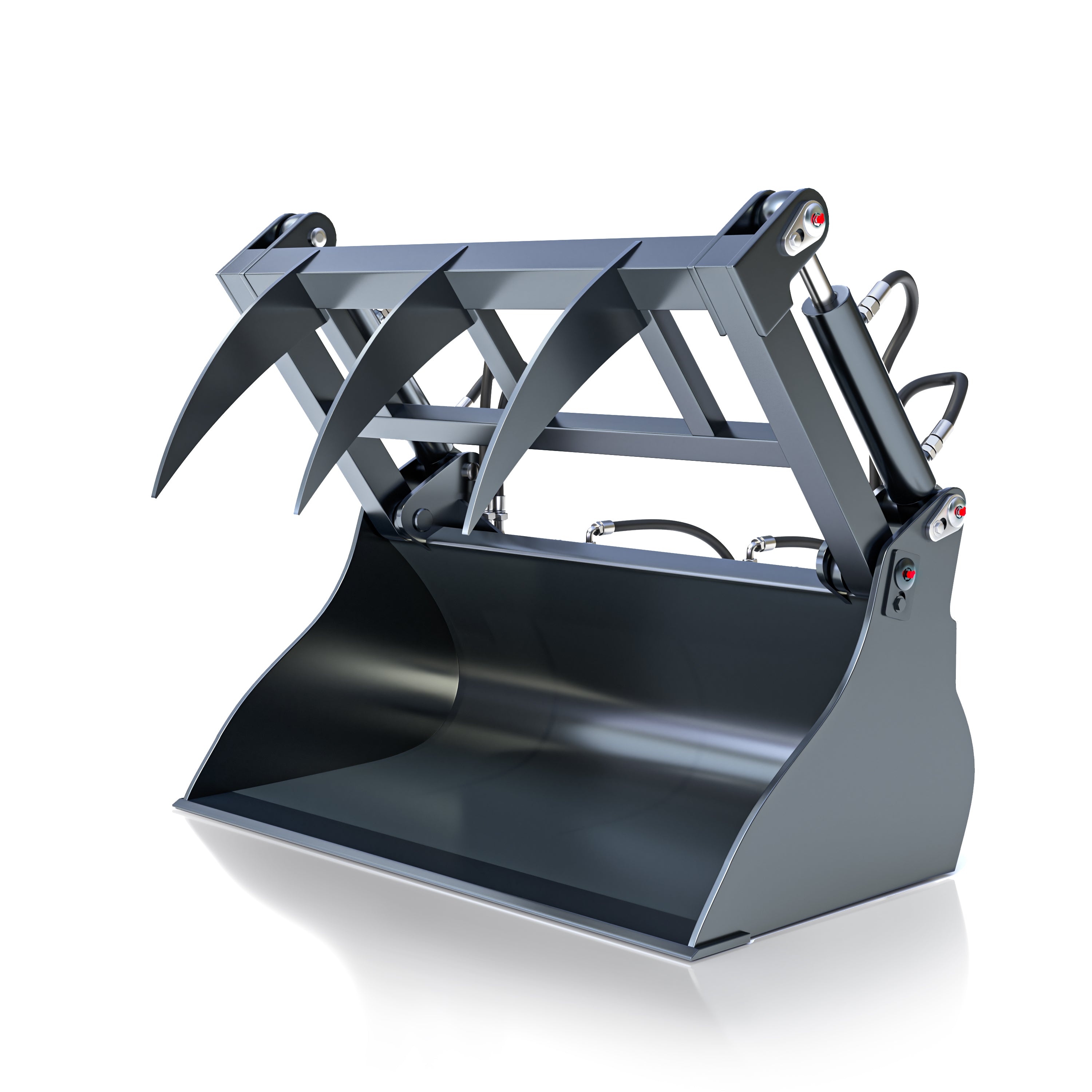 Heavy-Duty Grapple Bucket Attachment for TXL140 Electric Loaders - TEXLIFT