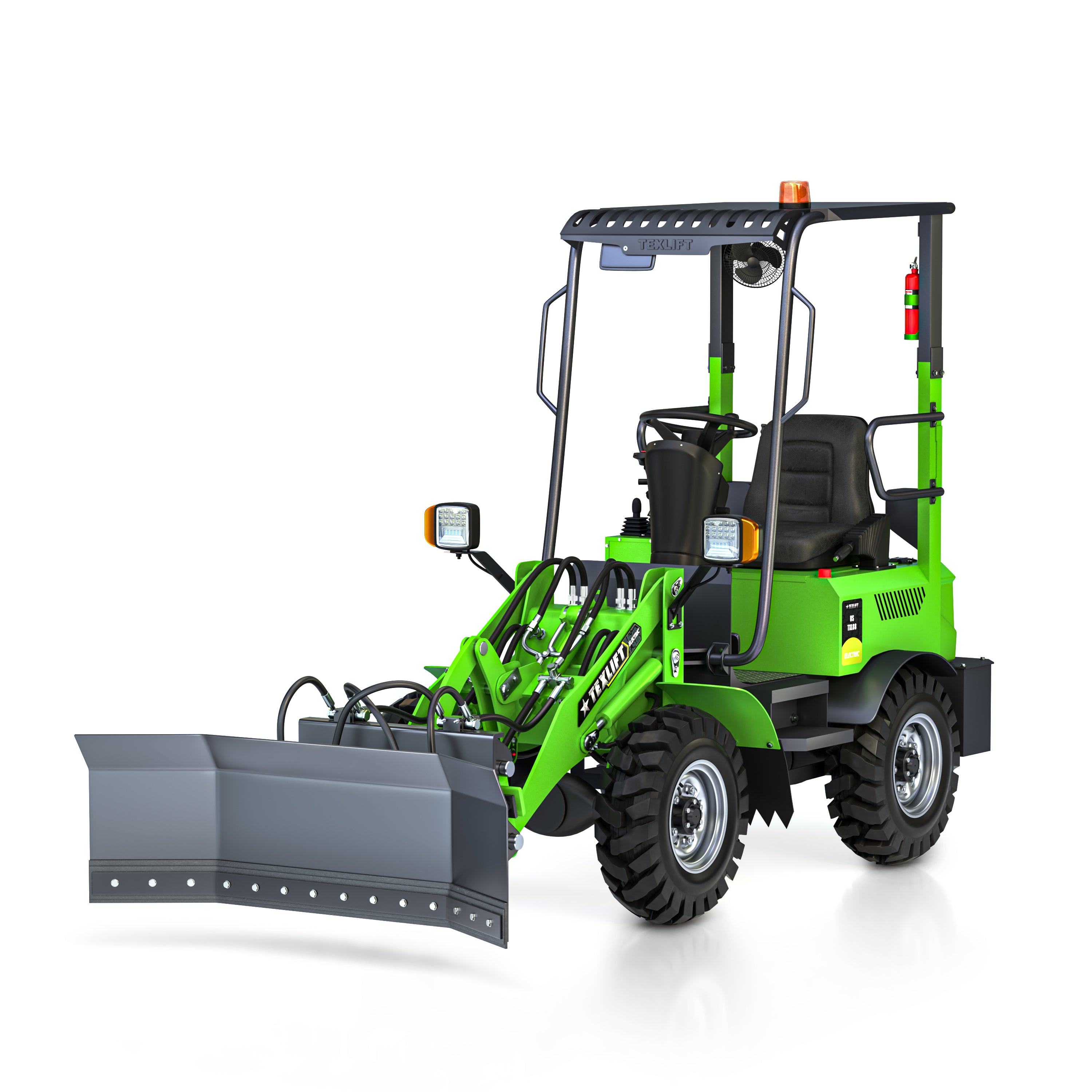 Manure Scraper for US-TXL88 & US-TXL88 PRO Electric Wheel Loaders - TEXLIFT