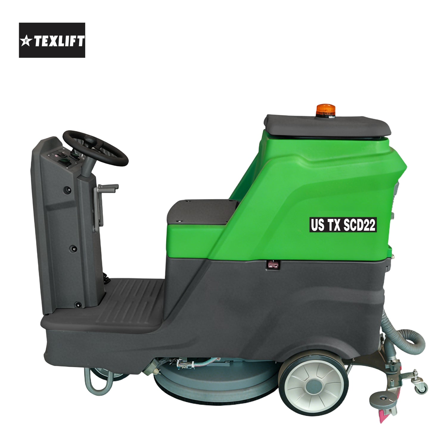 Ride-On Floor Scrubber – US-TX SCD22 (22″ Cleaning Path, 24V Battery Powered) - TEXLIFT