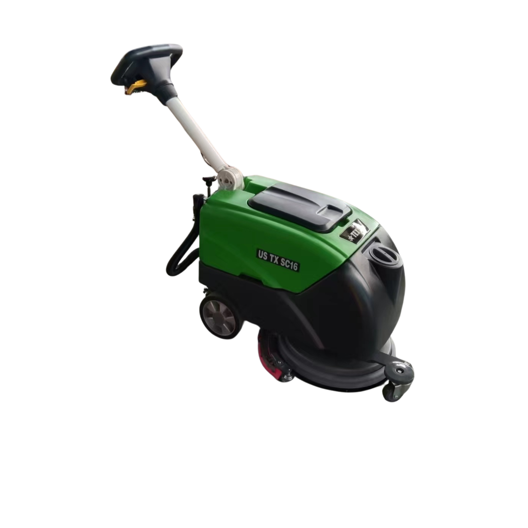 Commercial Walk-Behind Floor Scrubber – US TX SC16 | Quiet 16″ Scrubber | 110V
