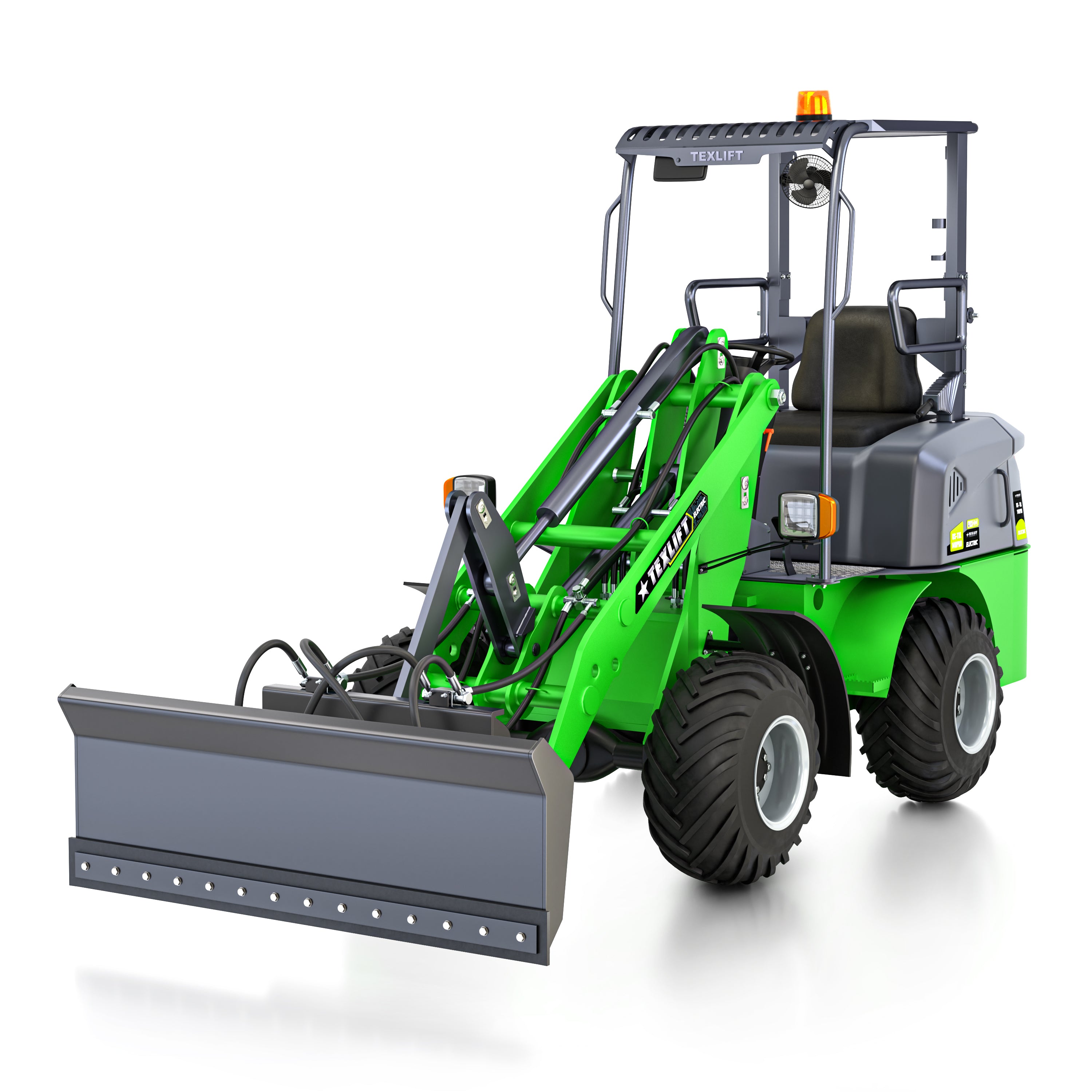 Straight Snow Blade / Scraper for US-TXL140 & US-TXL140 PRO Electric Wheel Loaders - TEXLIFT