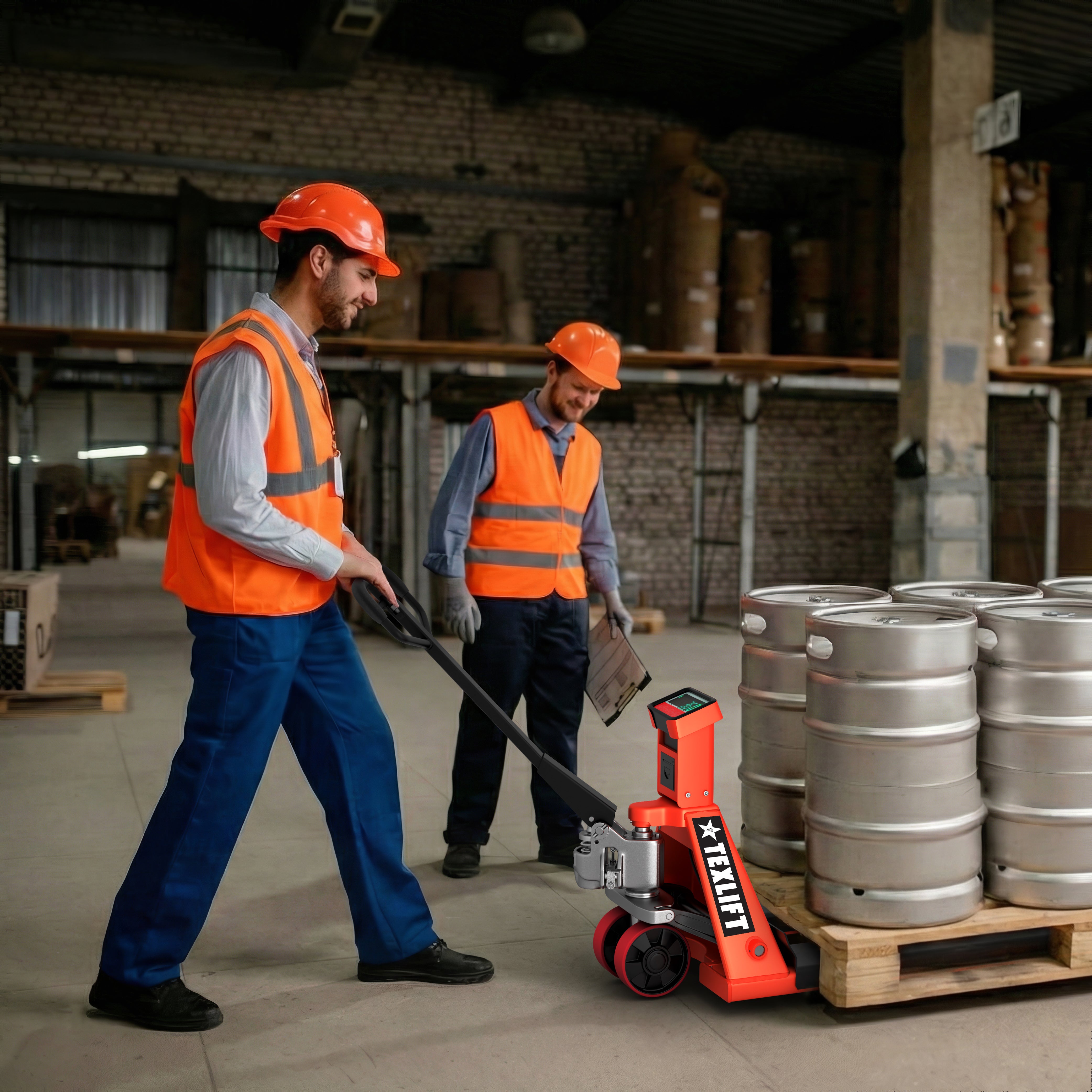 2 Pack Pallet Jack with Scale & Printer – 5,500 lb Capacity | US-PTSCP55K