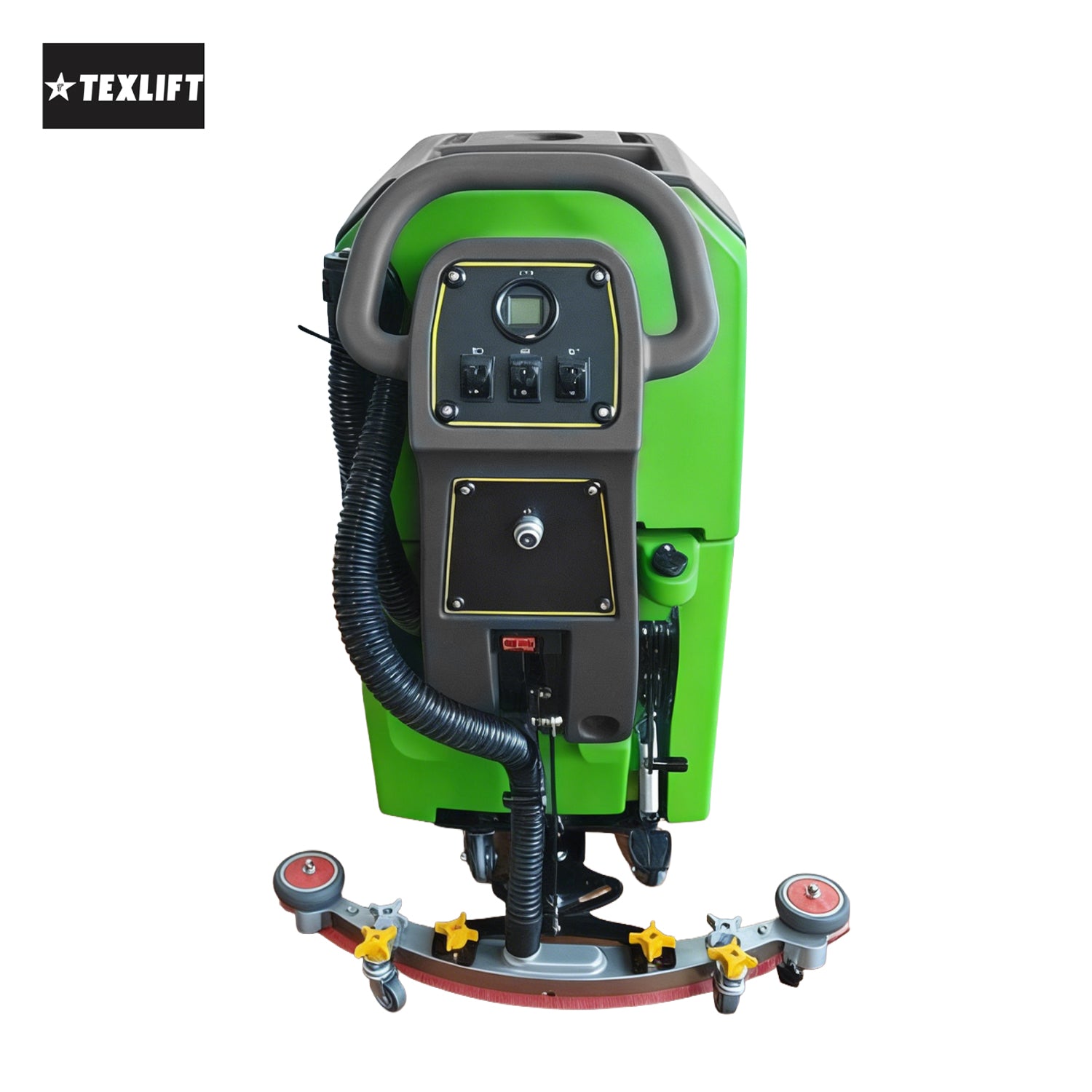 US-TX SC21 Walk-Behind Scrubber — 21″ Cleaning Path, High-Capacity Tanks, 24V Power - TEXLIFT