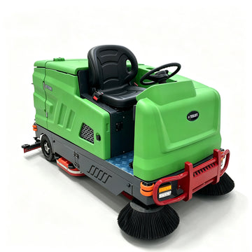 57" Ride-On Industrial Floor Sweeper & Scrubber with 48" Scrubbing Path | US-TX SCSW42