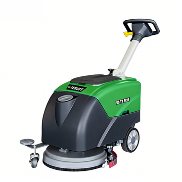 Commercial 16" Walk-Behind Floor Scrubber Machine | US-TX SC16