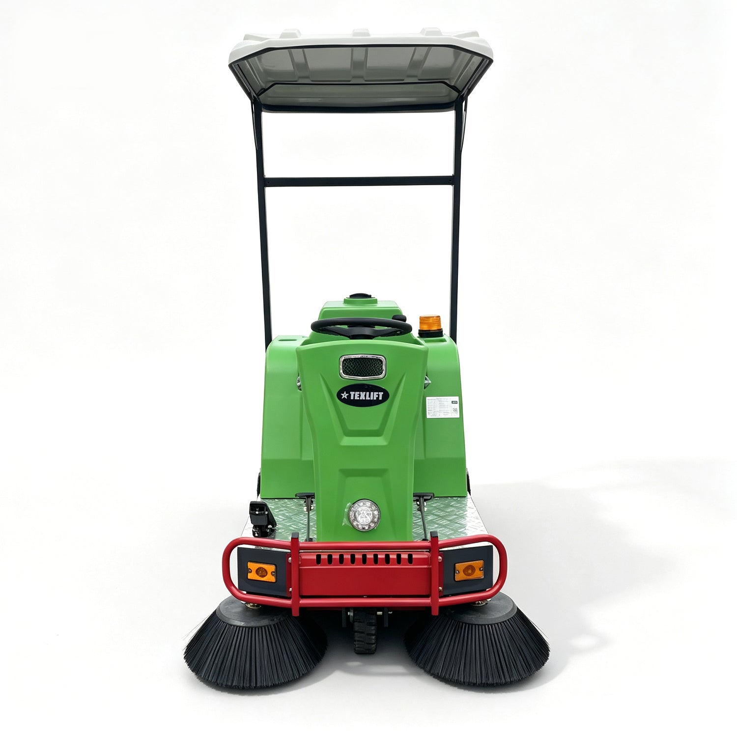 51" Ride-On Electric Floor Sweeper with Canopy, 24-Gallon Hopper | US-TX SWCED51