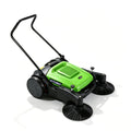 43" Manual Push Floor Sweeper with Dual Side Brushes, 14.5-Gallon Hopper | US-TX SWM39