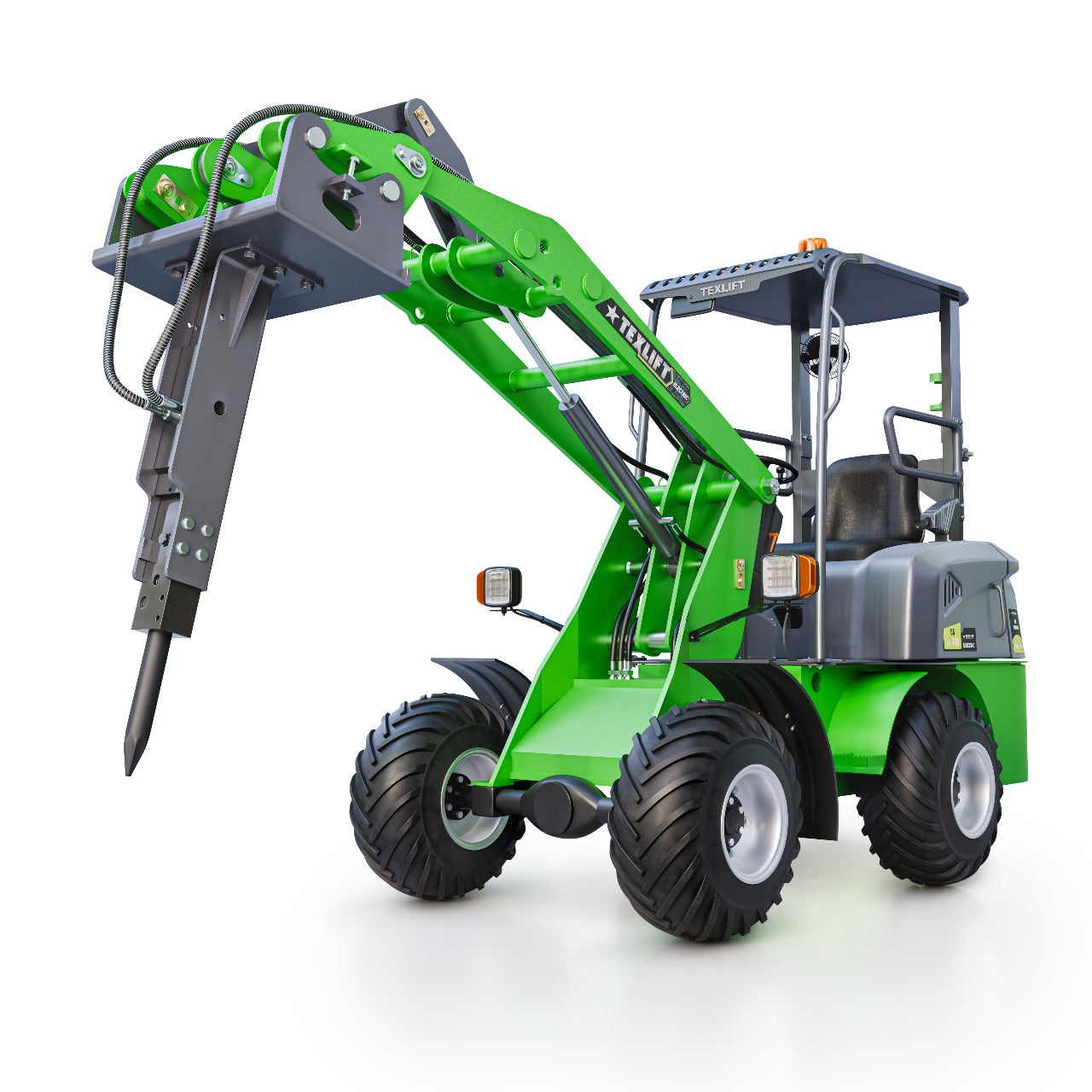 Hydraulic Crushing Hammer for Electric Wheel Loaders – Quick Switch – Compatible with US-TXL140 & US-TXL140PRO