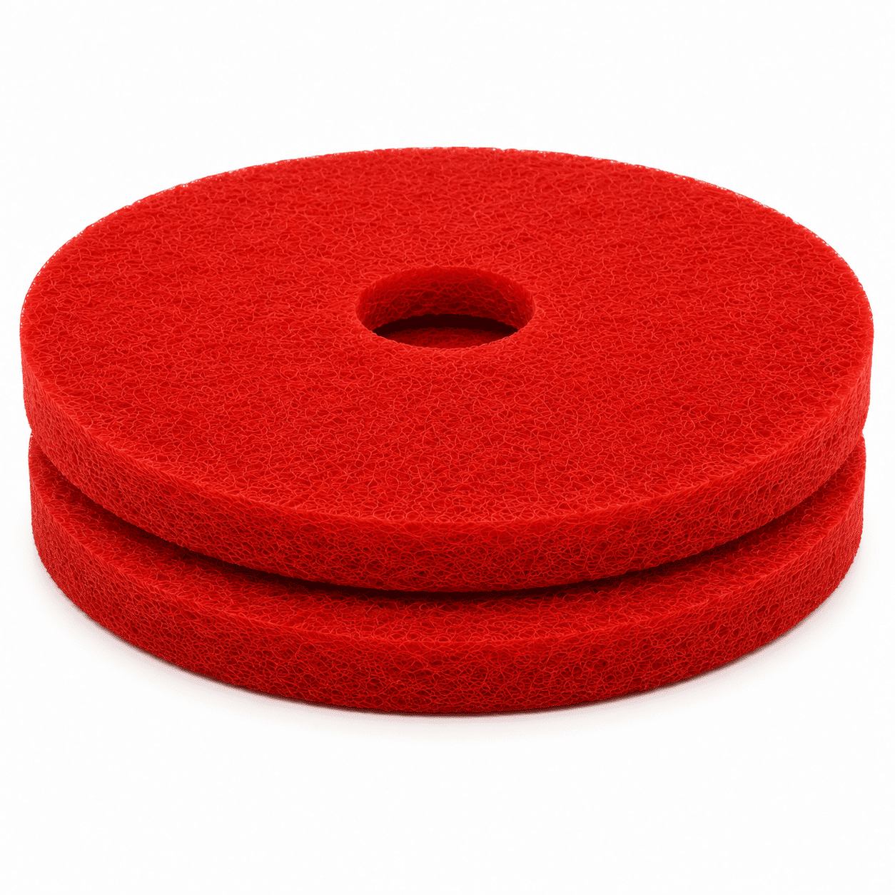 2-Pack 26" Red Floor Cleaning Pads for Texlift US-TX SCD26 Ride-On Floor Scrubber - TEXLIFT