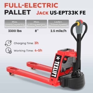 Electric Pallet Jack US-EPT33K FE with 3300 Lbs Capacity – Heavy-Duty Performance - TEXLIFT