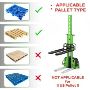Agile & Efficient 1100 Lbs Semi-Electric Self-Stacker – Lightweight & Reliable - TEXLIFT