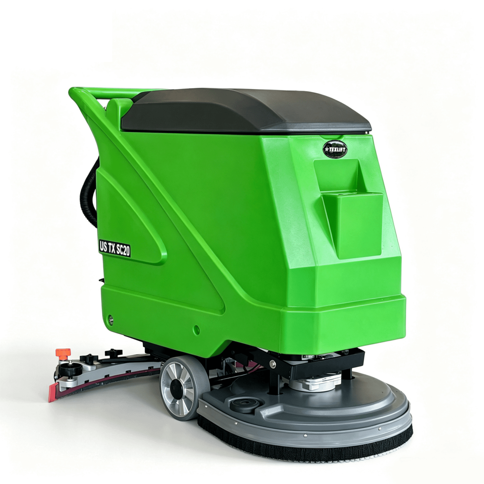 Commercial 20" Walk-Behind Floor Scrubber Machine | US-TX SC20 - TEXLIFT