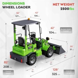Lithium-Ion Electric Wheel Loader US-TXL88PRO – 880 LBS Capacity | 7ft (85 inch) Lift Height | Heavy-Duty Performance - TEXLIFT