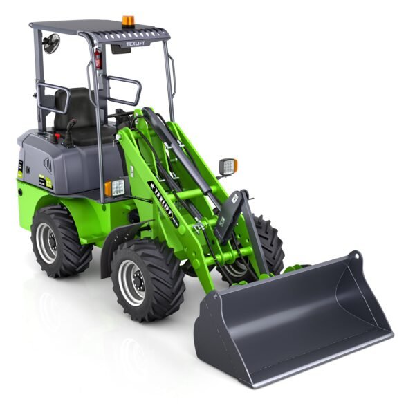 US-TXL176 PRO Full Electric Wheel Loader – 1,760 lb Capacity | 132″ Lift Height