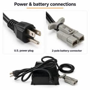 24V 10A Lead Acid Battery Charger – Electric Stacker Replacement for US-ESBA33K