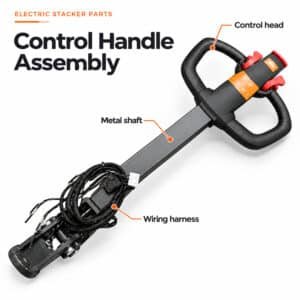 Electric Pallet Stacker Control Handle Assembly – Heavy-Duty Frei-Type Replacement for 3,300 lb Stackers
