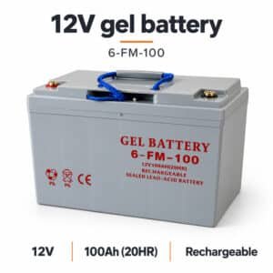 12V 100Ah GEL Lead Acid Battery 6-FM-100 – Deep Cycle Electric Stacker Replacement