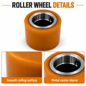 Heavy-Duty Front Load Wheel for Electric Pallet Stackers – 3.1 × 2.8 in | US-ES, DS, AS, ESB, ESBA & ESN Series