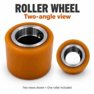 Heavy-Duty Front Load Wheel for Electric Pallet Stackers – 3.1 × 2.8 in | US-ES, DS, AS, ESB, ESBA & ESN Series